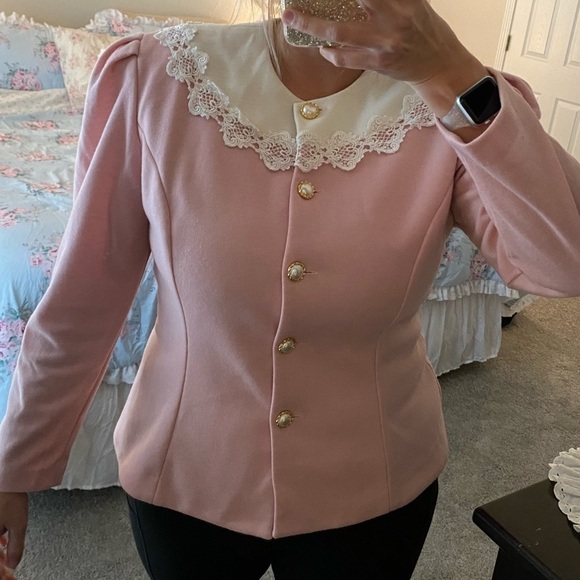 80s 90s Jessica Howard Top Size Large - Picture 3 of 13